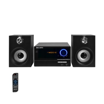 New Majestic AH-2347 Microsistema audio per la casa Nero