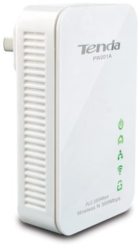 Tenda PW201A adattatore di rete PowerLine 300 Mbit/s Collegamento ethernet LAN Wi-Fi Bianco 1 pz