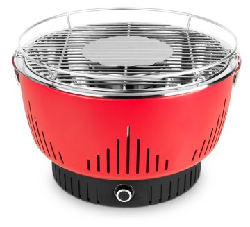 MEDION MD 17700 Barbecue Da tavolo Carbone (combustibile) Nero, Rosso