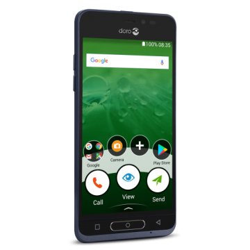 Doro 8035 12,7 cm (5") SIM singola Android 7.1 4G Micro-USB 2 GB 16 GB 2500 mAh Blu
