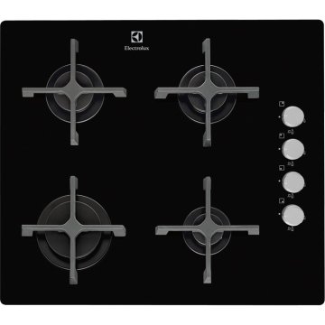 Electrolux EGT46142NK Nero Da incasso Gas 4 Fornello(i)