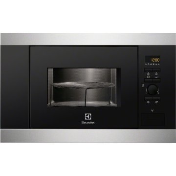 Electrolux EMS17256OX forno a microonde Nero, Acciaio inox Da incasso 17 L 800 W