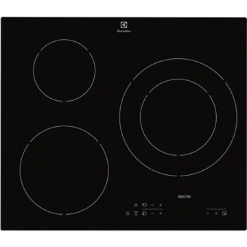 Electrolux EHH6332ISK Nero Da incasso Piano cottura a induzione 3 Fornello(i)