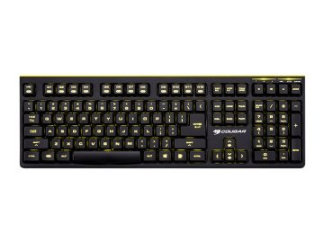 COUGAR Gaming 300K tastiera USB QWERTY Inglese US Nero, Giallo