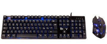 itek Taurus T15M1 tastiera Mouse incluso Gaming USB QWERTY Italiano Nero