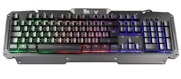 itek ITKT21B tastiera Gaming USB QWERTY Italiano Nero