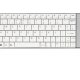 Rapoo E2710 tastiera Universale RF Wireless QWERTY Acciaio inox, Bianco 2