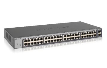 NETGEAR GS750E Gestito L2 Gigabit Ethernet (10/100/1000) 1U Nero