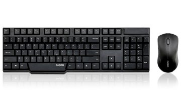 Rapoo 1830 tastiera Mouse incluso RF Wireless Italiano Nero