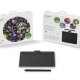 Wacom Intuos S Bluetooth tavoletta grafica Verde, Nero 2540 lpi (linee per pollice) 152 x 95 mm USB/Bluetooth 8