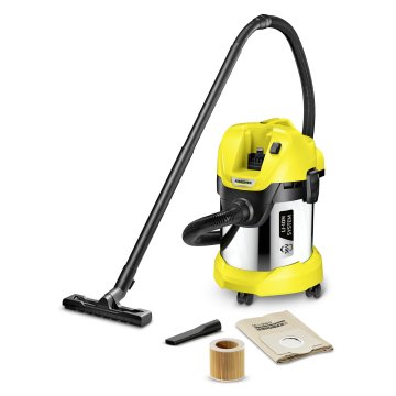 Kärcher WD 3 Battery Premium 17 L Aspiratore a cilindro Secco e bagnato 300 W Sacchetto per la polvere