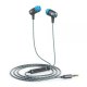 Huawei AM12 Plus Auricolare Cablato In-ear Musica e Chiamate Blu, Grigio 2