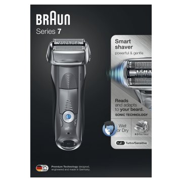 Braun Series 7 7855s Rasoio Trimmer Grigio