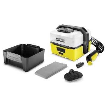 Kärcher OC 3 Pet Box idropulitrice Compatta Batteria 120 l/h 45 W Nero, Giallo