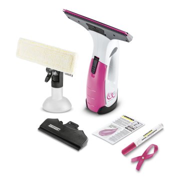 Kärcher WV 2 Premium pulitore di finestra elettrico Rosa, Bianco