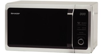 Sharp Home Appliances R-652IN forno a microonde Superficie piana Microonde combinato 20 L 800 W Argento
