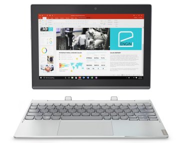 Lenovo Miix 320 Intel Atom® x5-Z8350 Ibrido (2 in 1) 25,6 cm (10.1") Touch screen HD 4 GB DDR3L-SDRAM 64 GB eMMC Windows 10 Home Platino
