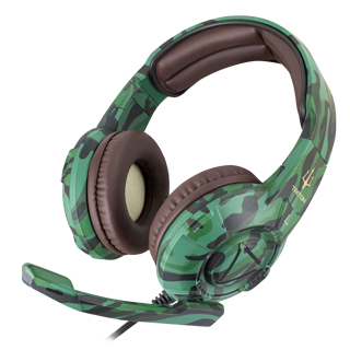 Atlantis Land Triton H747-C Auricolare Cablato A Padiglione Gaming Mimetico