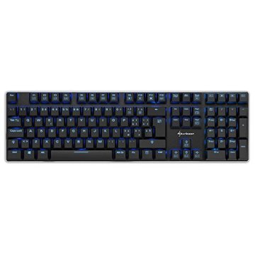 Sharkoon PureWriter Red tastiera Ufficio USB QWERTY Italiano Nero