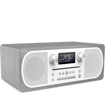 Pure Evoke C-D6 Digitale 20 W DAB, DAB+, FM Grigio, Bianco