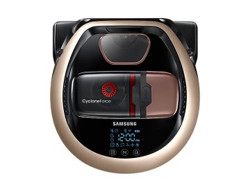 Samsung VR20M706TWD aspirapolvere robot 0,3 L Senza sacchetto Nero, Oro