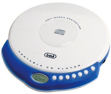 Trevi CMP 498 Lettore CD portatile Blu, Bianco