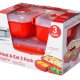 Sistema Set 3 contenitori Microware Rosso 3