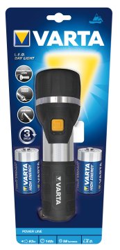 Varta LED Day Light 2D Nero, Argento Torcia a mano