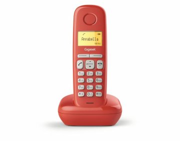 Gigaset A 170 Trio Telefono analogico/DECT Identificatore di chiamata Rosso