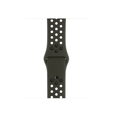 Apple MRHL2ZM/A accessorio indossabile intelligente Band Nero, Cachi Fluoroelastomero