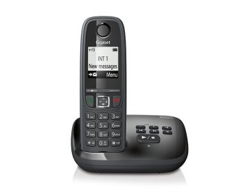 Gigaset AS405A Telefono analogico/DECT Nero
