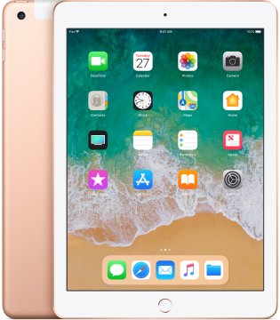 Apple iPad 4G LTE 128 GB 24,6 cm (9.7") 2 GB Wi-Fi 5 (802.11ac) iOS 11 Oro