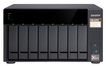 QNAP TS-873 NAS Tower AMD Embedded R-Series SoC RX-421ND 8 GB DDR4 0 TB QNAP Turbo System Nero