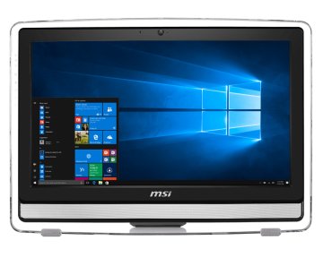 MSI Pro 22ET 7M-086XEU Intel® Pentium® G G4560 54,6 cm (21.5") 1920 x 1080 Pixel Touch screen PC All-in-one 4 GB DDR4-SDRAM 1 TB HDD Windows 10 Wi-Fi 5 (802.11ac) Nero