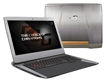 ASUS ROG G752VT-GC113T laptop Intel® Core™ i7 i7-6700HQ Computer portatile 43,9 cm (17.3") Full HD 16 GB DDR4-SDRAM 1,13 TB HDD+SSD NVIDIA® GeForce® GTX 970M Windows 10 Home Nero, Grigio