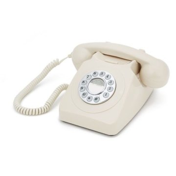 GPO Retro 746 Telefono analogico Identificatore di chiamata Avorio