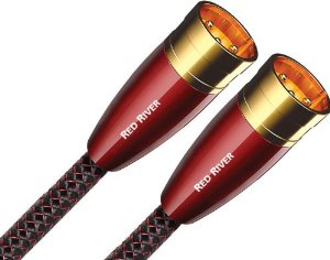 AudioQuest 1m Red River XLR cavo audio XLR (3-pin) Nero