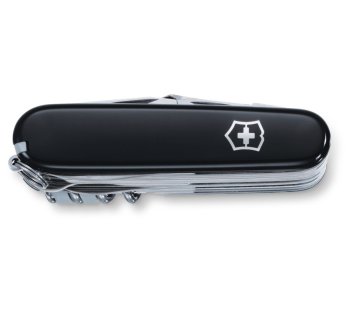 Victorinox Swiss Champ Coltello multiuso Nero, Acciaio inox