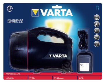 Varta 18682 Nero Torcia a mano LED