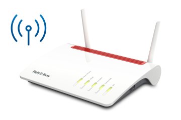 FRITZ!Box Box 6890 LTE router wireless Gigabit Ethernet Dual-band (2.4 GHz/5 GHz) 4G Rosso, Bianco