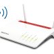 FRITZ!Box 6890 LTE INT router wireless Gigabit Ethernet Dual-band (2.4 GHz/5 GHz) 4G Rosso, Bianco 2