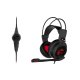 MSI DS502 Auricolare Cablato A Padiglione Gaming Nero, Rosso 6