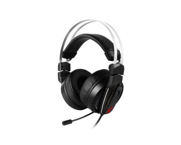 MSI Immerse GH60 Auricolare Cablato A Padiglione Gaming Nero, Rosso