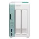 QNAP TS-251A NAS Tower Intel® Celeron® N3060 2 GB DDR3L 0 TB QNAP Turbo System Verde, Bianco 2