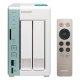 QNAP TS-251A NAS Tower Intel® Celeron® N3060 2 GB DDR3L 0 TB QNAP Turbo System Verde, Bianco 6