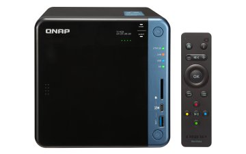 QNAP TS-453B NAS Tower Intel® Celeron® J3455 8 GB DDR3L 0 TB QNAP Turbo System Nero