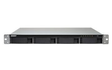 QNAP TS-453BU-RP NAS Rack (1U) Collegamento ethernet LAN Nero, Grigio J3455