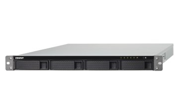 QNAP TS-453BU NAS Rack (1U) Intel® Celeron® J3455 8 GB DDR3L 0 TB Nero