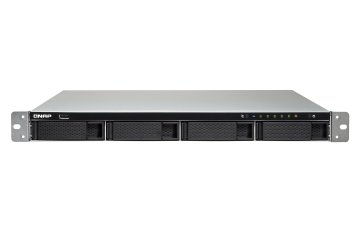 QNAP TS-463U-RP NAS Rack (1U) 4 GB DDR3L 0 TB QNAP Turbo NAS System Nero