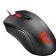 MSI Clutch GM10 mouse Mano destra USB tipo A Ottico 2400 DPI 3